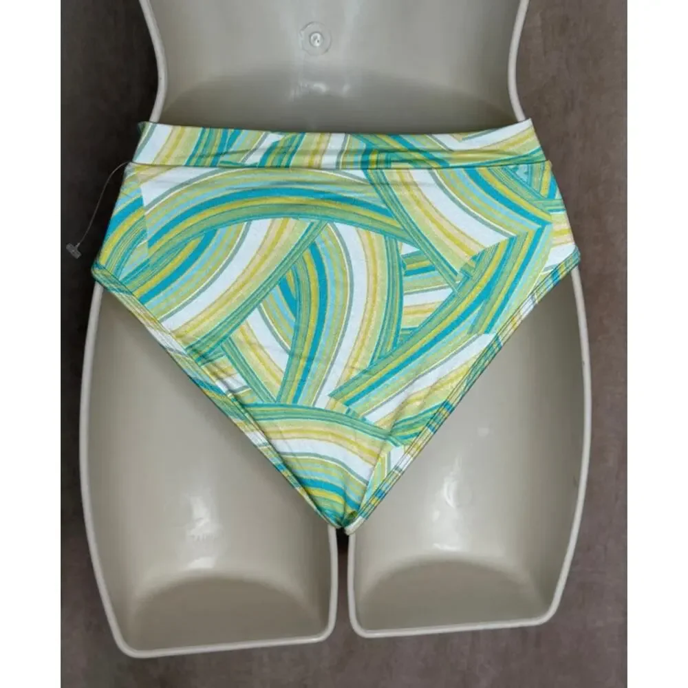 L*Space Over The Rainbow Frenchie Bitsy Bikini Bottom S NWOT